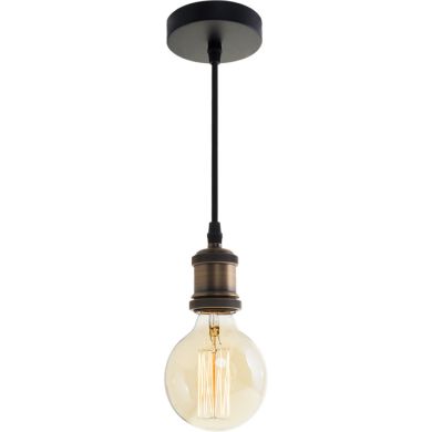 Colgante SENSATION 1xE27 Al.Reg.xD.10cm Bronce