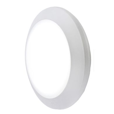 Wall lamp BERTA 1xE27 IP66 H.8xD.27,5cm white resin