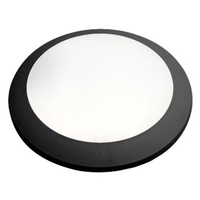 Plafond UMBERTA 2xE27 IP66 H.9,4xD.35cm black resin