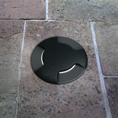 Ground Recessed Lamp CECI 1xGX23 3W CCT (3colors) switch IP67 H.9,3xD.12cm black resin