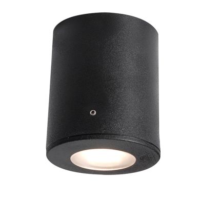 Spotlight FRANCA 1xGU10 6W CCT (2colors) switch IP55 H.11,5xD.9,5cm black resin