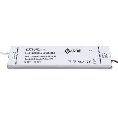 Constant voltage AC/DC 24V 75W, in plastic