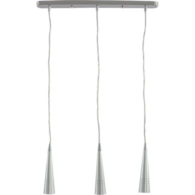 Suspensão CRIOLITA 3xGU10 C.55xL.5xAlt.Reg.cm Alumínio