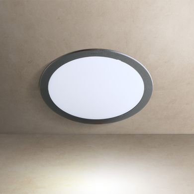 Foco de encastrar TERESA 1xGX53 15W/9W CCT IP55 L.7,5xD.26cm resina preta