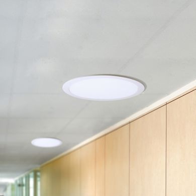 Foco de encastrar TERESA 1xGX53 15W/9W CCT IP55 L.7,5xD.26cm resina branca