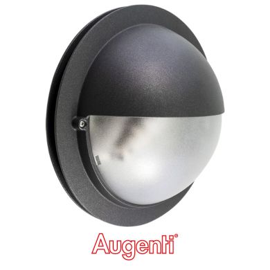 Wall Lamp SCUDO IP44 1xE27 H.12,8xD.30cm Anthracite