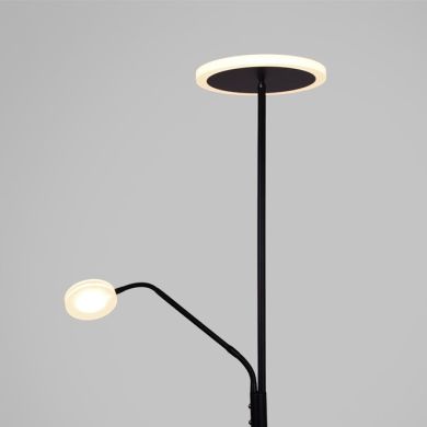 Floor Lamp BAYANI with reading arm 28W+6W LED 3000-6500K H.179xD.25cm black