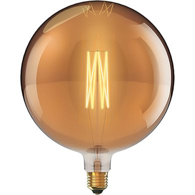 Light Bulb E40 Globe CLASSIC DECOLED Dimmable D380 8W 1800K 630lm Amber-A