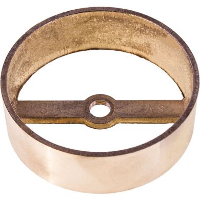 Box hoop  H.2,5xD.8cm without side holes , in raw brass