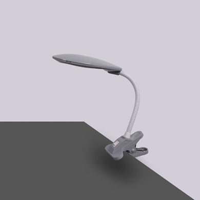 Table lamp ALBA 5W LED 4000K with clip H.40cm in grey