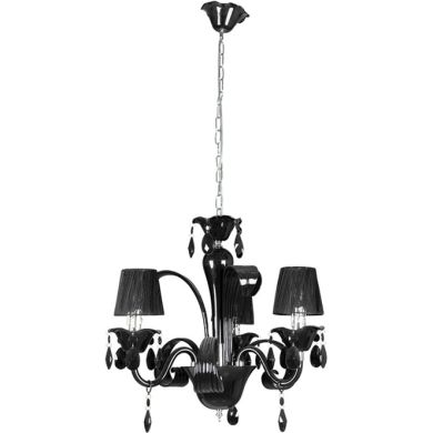 Candeeiro de tecto ADELAIDE 3xE14 Alt.Reg.xD.50cm Preto