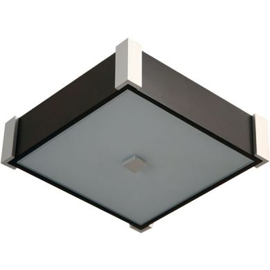 Plafond MARILENE square 2xE27 L.32xW.32xH.9cm Wengue