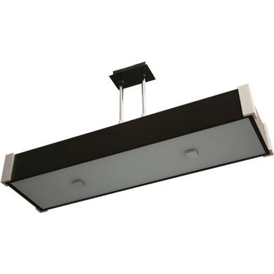 Ceiling Lamp MARILENE rectangular 4xE27 L.79xW.21xH.Reg.cm Wengue