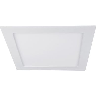 Foco de encastrar EURO quadrado 1x20W LED 1282lm 6400K C.22,5xL.22,5xAlt.0,2cm Branco