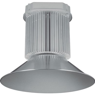 Campânula BRONX 1x200W LED 16000lm 6500K 120° Alt.52xD.50cm Prata