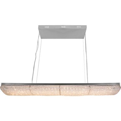 Ceiling Lamp HELSÍNQUIA 1x68W LED 6120lm L.120xW.28xH.Reg.cm Transparent/Chrome