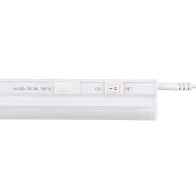Regleta AXINITE 90cm con interruptor 1x12W LED 1330lm 3CCT L.87,4xAn.2,2xAl.3,5cm Blanco