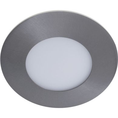 Downlight Empotrable MARCO redondo 1x3W LED 134lm 3000K 120° Al.0,2xD.9cm Niquel