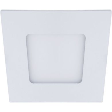 Foco de encastrar FRANCO quadrado 1x3W LED 168lm 6000K 180° C.8,5xL.8,5xcm Branco