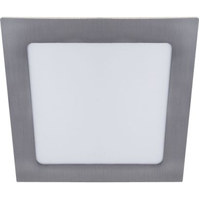 Downlight Empotrable FRANCO cuadrado 1x12W LED 672lm 3000K 120° L.17xAn.17xAl.0,2cm Niquel