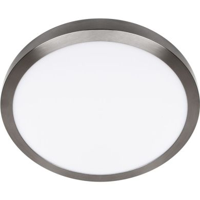 Plafond ESCUDO round 1x28W LED 1960lm 4000K 120° H.4xD.40cm Satin Nickel