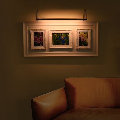 Aplique VHILS 1x5W LED 500lm 2700K L.47xAn.15xAl.18cm Negro