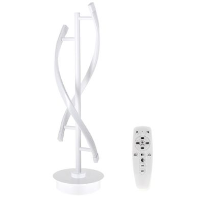 Candeeiro de mesa LULU 2x8W LED 800lm 2700-6000K Alt.68xD.16cm Branco