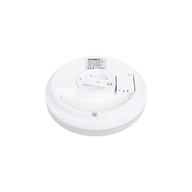 Plafond MEDINA pequeno IP54 1x18W LED 1440lm 4000K Alt.5,5xD.23cm Branco