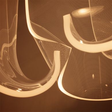 Plafond CLAIRE CCT LED 150W 6750lm 2700K/4000K/6000K D.150cm Dourado