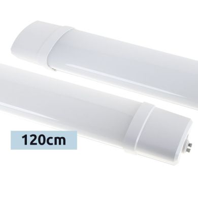 Regleta CIANITA 120cm IP65 70W LED 6300lm 6400K C.124xL.8,2xA.4,8cm Blanco c/conectores rápidos