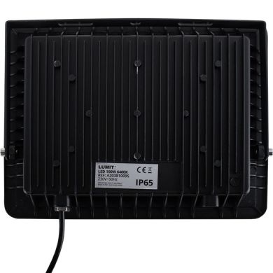 Floodlight TUMUT IP65 100W LED 6000lm 6400K 120°W.27,1xW.3,5xH.21,0cm Black