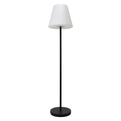 Portable Floor Lamp BIANA with USB cable and Remote control IP44 1x1W LED RGB H.30xD.16cm in White