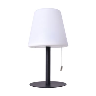 Portable Table Lamp BIANA with USB cable IP44 1x1W LED RGB H.30xD.16cm White