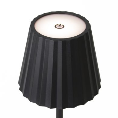 Table Lamp LOTTUS with USB cable and charger IP20 2,5W LED CCT H.38xD.11,5cm, Black
