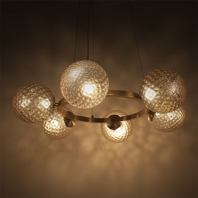 Candeeiro de tecto ANDREZA 22W LED 1600lm 2700K Alt.Reg.xD.68cm bronze