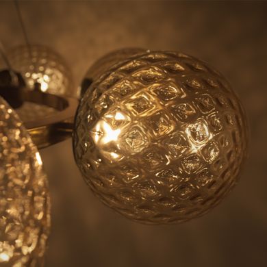 Candeeiro de tecto ANDREZA 232W LED 2200lm 2700K Alt.Reg.xD.53cm bronze