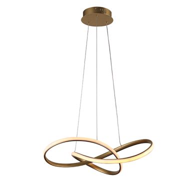 Colgante SAMIRA 40W LED 3CCT 1700lm D.60cm oro