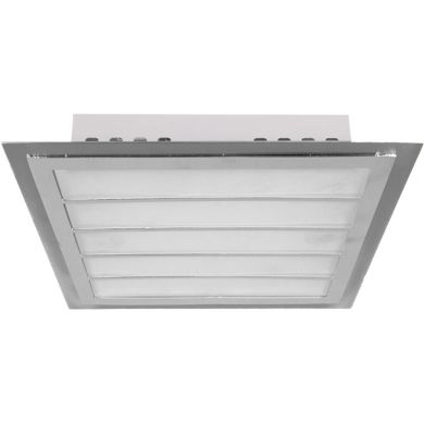 Plafond DRESDEN square 24W LED 3000K Satin nickel