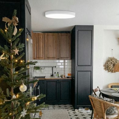 Surface Mounted Panel BILAC round 38W LED CCT 3000/4200/6000K H.9xD.40cm White