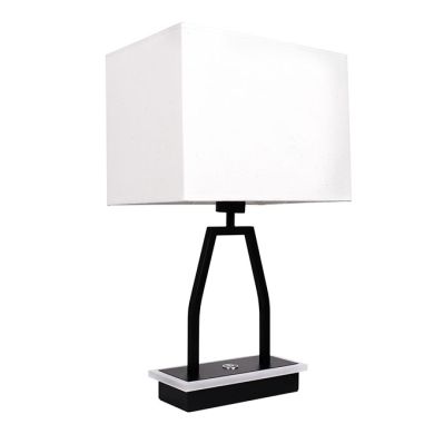 Base for Table Lamp TROFA 1xE27+1x6W LED 4000K L.22xW.10xH.35cm black