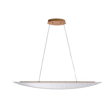 Pendant CORALINA 88W LED 7920lm 3200/4000/6000K L.100xW.33xH.Reg.cm Gold