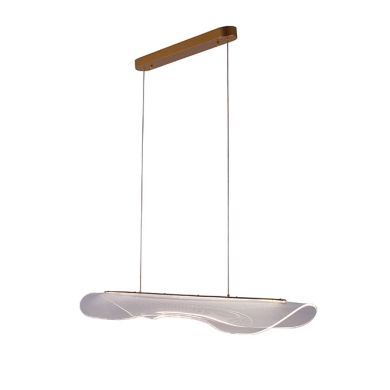 Pendant CORALINA 88W LED 7920lm 3200/4000/6000K L.100xW.26xH.Reg.cm Gold