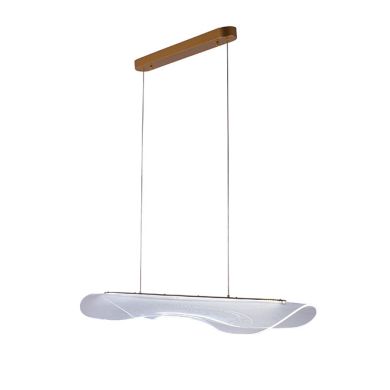 Pendant CORALINA 88W LED 7920lm 3200/4000/6000K L.100xW.26xH.Reg.cm Gold