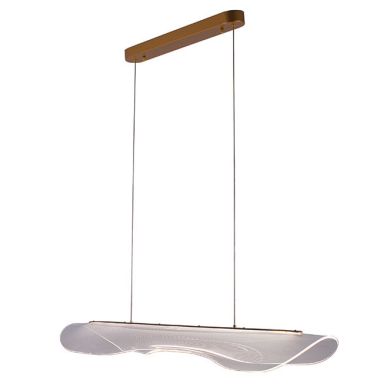 Pendant CORALINA 112W LED 10080lm 3200/4000/6000K L.120xW.26xH.Reg.cm Gold