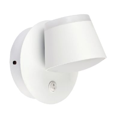 Wall Lamp MYRIAM 10W LED 625lm 3000K L.12xW.12,8xH.12cm White