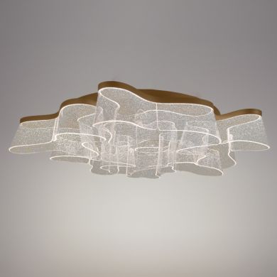 Plafond CAMILLE CCT 100W LED 4000lm 2700K/4000K/6000K D.108,5cm Dourado