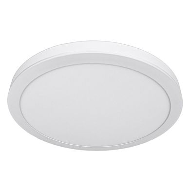 Panel de superficie ERASMUS redondo 32W LED 2720lm 6400K Al.2,4xD.40cm Blanco