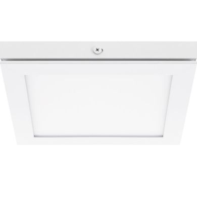 Panel superficie TOLSTOI 17x17 12W LED 720lm 3000K 120° C.17xL.17xA.2,3cm Blanco