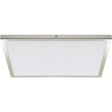 Surface Mounted Panel TOLSTOI 40x40 1x36W LED 5880lm 4000K 120° L.40xW.40xH.2,3cm Satin Nickel