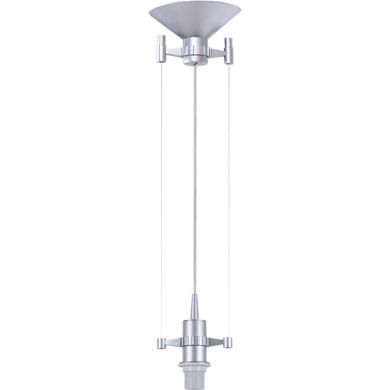 Suspensão SUSP 1xE14 Alt.Reg.xD.11,5cm Cinzento